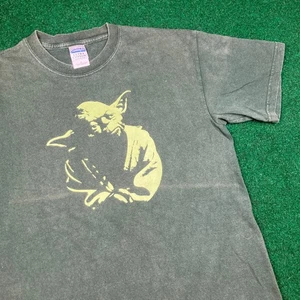 Camisa De Colección Star Wars Yoda Para Hombres M Verde Maestro Jedi Película Promo Gildan Etiqueta Años 90 - Imagen 1 de 12