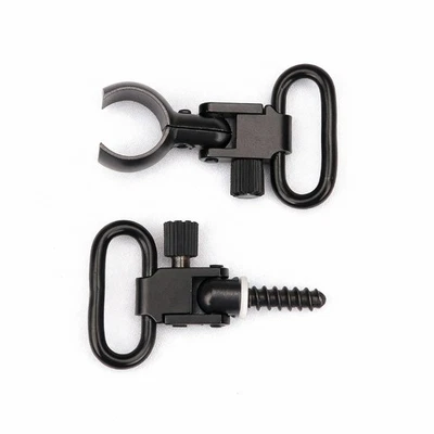 TOURBON Lever Action Rifle Sling Swivels Mount Kit Split Band QD Swivels Screws - Image 1 of 4