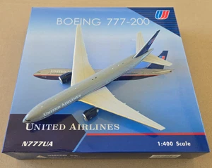 1:400 Phoenix 777-200 United Airlines N777UA Battleship Grey livery - Bild 1 von 4