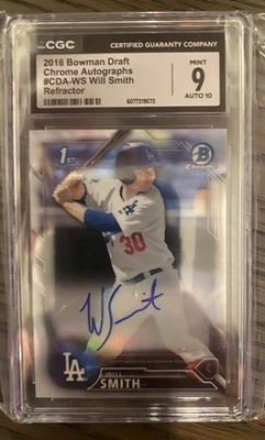 2016 Bowman Draft - Chrome Draft Pick Autographs Will Smith #CDA-WS (AU, RC) - Image 1 of 2