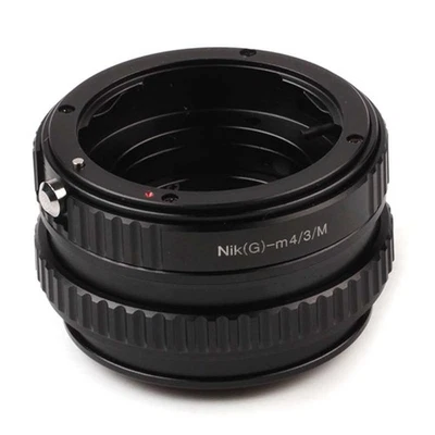 Adjustable Macro to Infinity Nikon G-Type Lens to Micro Four Thirds M43 Adapter - Image 1 of 4
