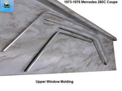 Mercedes Benz 280C 1973 1974 1975 1976 cupé ventana superior molduras molduras Foto 1 de 4
