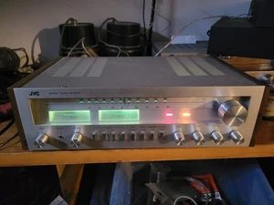 Vintage JVC JR-S81W Stereo Amplifier Receiver Japan Tested N/PWR Switch - Picture 1 of 16