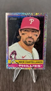 2025 Topps Heritage - Nick Castellanos #315 Chrome Silver Sparkle Refractor - Picture 1 of 2