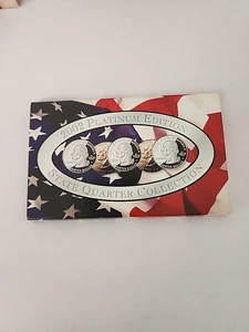 2002 PLATINUM MINT EDITION STATE QUARTER COLLECTION  with COA - Picture 1 of 5