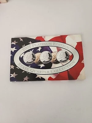 2002 PLATINUM MINT EDITION STATE QUARTER COLLECTION  with COA - Image 1 of 4