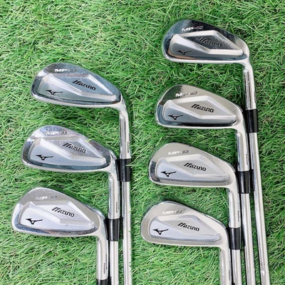 Mizuno iron set MP-63 3-9,P Set of 7 TRUE TEMPER Dynamic Gold X100 - Image 1 of 4