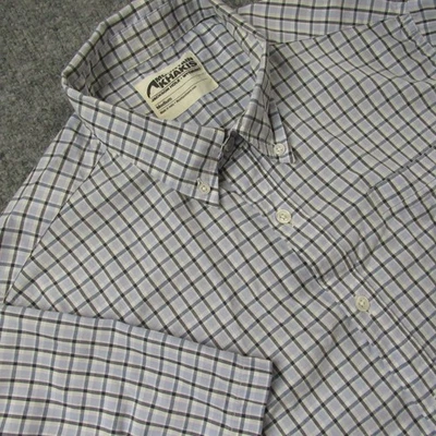 Mountain Khakis Shirt Mens Medium Blue Plaid Button Down Outdoor Hiking Summer - Image 1 of 4