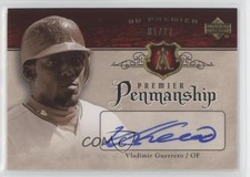 2007 Upper Deck Premier Penmanship Gold /27 Vladimir Guerrero #PEN-VG Auto HOF