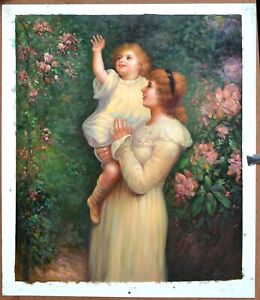 Hand painted Oil painting On Canvas, 20"x24" Unsigned, never been framed