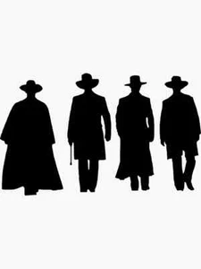 Wyatt doc Car window decal truck outdoor sticker movie tombstone western Free Sh - Picture 1 of 2