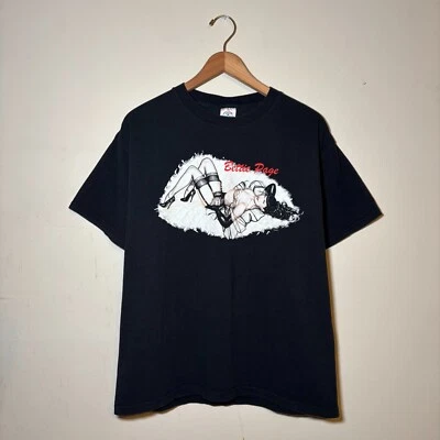 Lencería sexy vintage de principios de la década de 2000 Bettie Page camisa pinup niña talla mediana Delta Foto 1 de 4