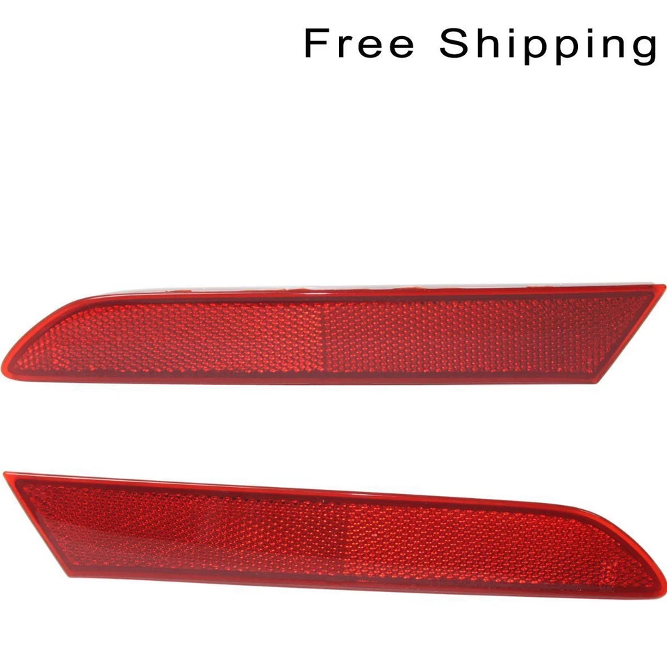 Rear Set Of 2 LH & RH Side Inner Bumper Reflector Fits 2010-12 Mazda CX-7 - Image 1 of 1