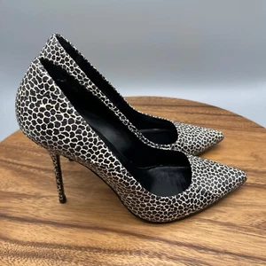 Pierre Hardy Pumps Womens Size 10 / 40 Leather Snakeskin Print Italy Stiletto - Picture 1 of 8