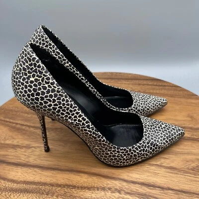 Pierre Hardy Pumps Womens Size 10 / 40 Leather Snakeskin Print Italy Stiletto - Image 1 of 4