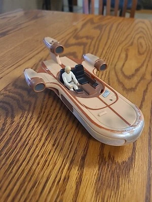 Star Wars Spin Master Land Speeder Luke Skywalker 7" No Remote or battery cover - Image 1 of 4