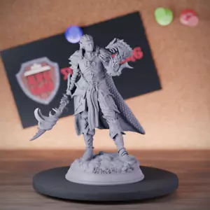 Bladesinger Elf Miniature Arcane Wizard Mini Dungeons and Dragons DnD TTRPG - Picture 1 of 8