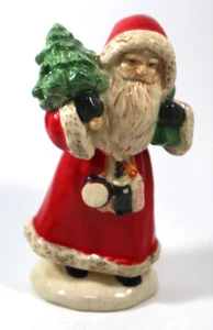 TOP WEIHNACHTSMANN FIGUR Russ Berrie Vintage Noel Grüße Nikolaus knistern - Bild 1 von 9