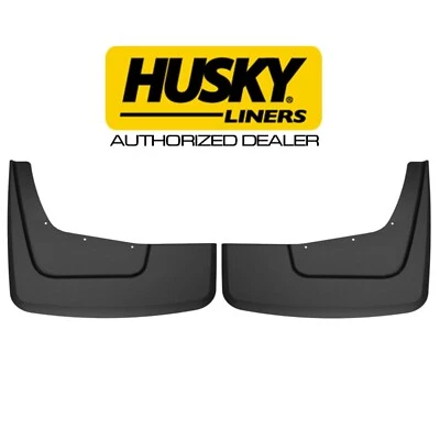 HUSKY 57751 Mud Guards Rear Flaps for 20-25 Chevy Silverado 3500HD Dually DRW - Image 1 of 4