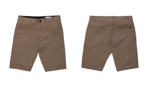 Men's Volcom Frickin Modern Straight Chino Shorts - size 30 - Mushroom color - Picture 1 of 4