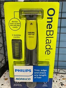 Philips Norelco OneBlade Face Men's Electric Trimmer/Shaver With 2 Combs  #7829