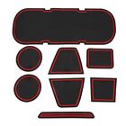 -Slip Car Door Rubber Cup Cushion Red Gate Slot Pad for  86  BRZ GT86 FT86 5898
