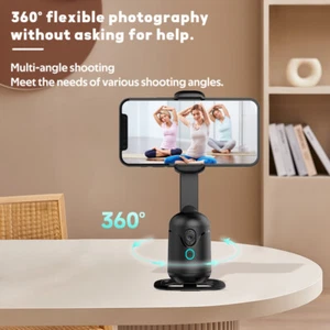 Soporte estabilizador cardán rotación 360° trípode teléfono con seguimiento facial automático - Imagen 1 de 11