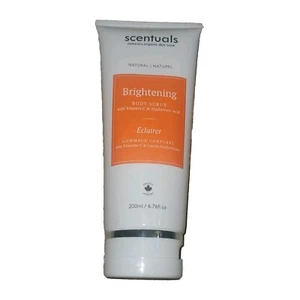 SCENTUALS Brightening Body Scrub Vitamin C Hyaluronic Acid 6.7oz Full Size - NEW - Picture 1 of 2