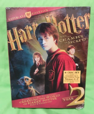 Harry Potter and Chamber of Secrets DVD 4-Disc Set Ultimate Edition NEW SEALED - Image 1 of 4