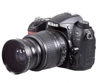 52MM HD 4K 8K WIDE ANGLE LENS FOR  NIKON  D5200 DSLR Camera with 18-55mm Lens - Image 1 of 4