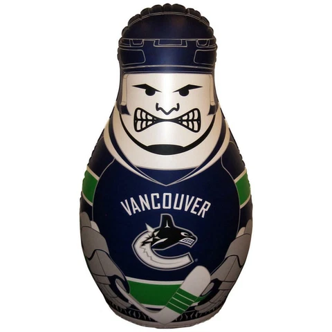 Vancouver Canucks Tackle Buddy Inflatable Punching Bag [NEW] NHL Balloon Bop Cover