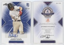2021 Leaf Perfect Game National Showcase Blue /15 Andres Suarez #BA-AS2 Auto