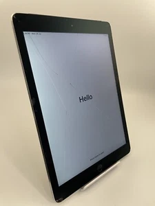 Apple iPad Air 2 A1567 Grey WiFi 9.7" iOS Tablet Spares And Repairs Cracked #C - Picture 1 of 24