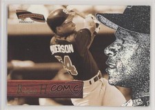 1996 Pinnacle Aficionado Rickey Henderson #36 HOF