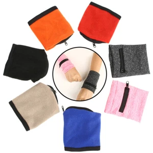 Wrist Wallet Pouch Band Zipper Running Travel Cycling Safe Bag Sports Gym Bag - Picture 1 of 26