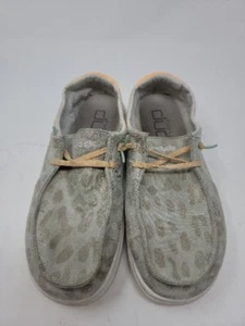 Hey Dude Wendy Rise Leopard Neon Beige Lightweight Casual Slip On Size 9 Woman - Picture 1 of 22