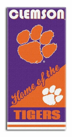 Clemson Tigers Beach Towel 28"x58" Cover