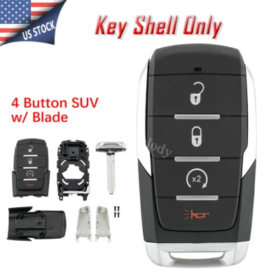 适用于 2019 2020 2021 2022 2023 2024 道奇 Ram 1500 汽车钥匙链外壳遥控箱 — 第 1/4 张图片