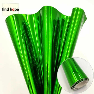 A5 Shiny Glossy Faux PU Leatherette Fabric Vinyl Mirror Bow Earring DIY Making - Image 1 of 4