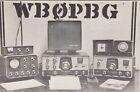 Amateur Ham Radio Qsl Postcard Wb0pbg Joe Barrett 1981 Ankeny Iowa