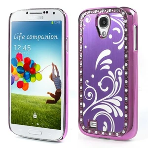 Twinkling Diamond Studded Flora Hartschalenhülle für Samsung Galaxy S4 - Bild 1 von 5