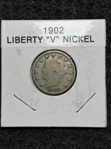 1902 LIBERTY V FIVE CENT NICKEL - Picture 1 of 2