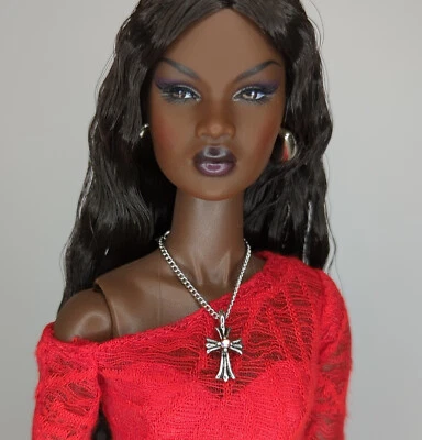 Серебряный крест ожерелье подходит целостность игрушки мак моды Royalty куклы Барби - Изображение 1 из 4