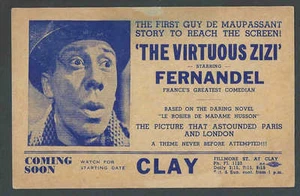 Ca 1950 Fernandel In The Virtuos Zizi Famous French Comedian Guy De See Info - Picture 1 of 1