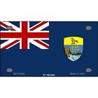 St Helena Flag MINI Size 4"x2.2" License Plate Metal Sign for Home