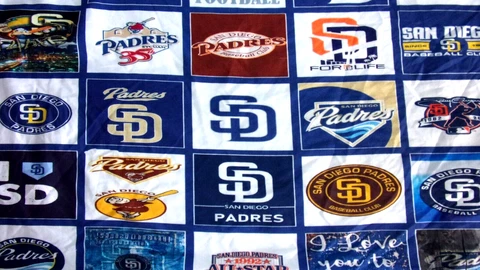 MLB San Diego Padres (3) Piece Bedding Set - Duvet Cover with (2) Pillowcases Cover