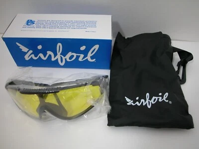 Gafas de sol Airfoil® 7312 lentes amarillas ANSI Z87.1, Z80.3 UV 400 Foto 1 de 4