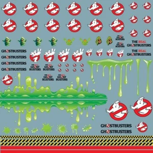 Décalcomanie à l'eau, Ghostbuster, custom, échelle 1:64, hotwheels, diecast - Picture 1 of 1