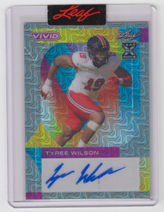 2023 LEAF VIVID TYREE WILSON ROOKIE RC 1/1 AUTO AUTOGRAPH PRE-PRODUCTION PROOF