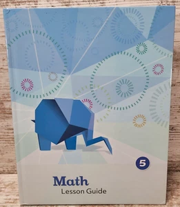Math 5 K12 Summit Curriculum Lesson Guide 2019 Hardcover Homeschool - Picture 1 of 18